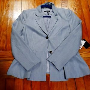 Donna Karen sky-blue Blazer, size 12 never been wore tags still on the item.